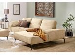 Ecksofa W.SCHILLIG "run, Designsofa mit tollem Sitzkomfort, bequem, L-Form", beige (sahara s37), B:299cm H:88cm T:178cm, Longlife Xtra-Leder Z73: Naturwalkleder der Luxusklasse aus den erlesensten Rohhäuten. Hautstärke 1, 1 – 1, 3 mm;ROHLEDER Jacquard-Flachgewebe Q2 W60 (63% Polyester, 37% Polyacryl);ROHLEDER Chenille-Flachgewebe Q2 W77 (68% Polyacryl, 32% Polyester);Stoff S37 (100% Polyester), So
