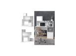 Vicco Schreibtisch Alwin Weiß 115 x 55 cm mit 2 Türen