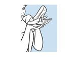 Komar Bild »Cinderella Glass Shoe«, Disney, (1 St.), Wandbild zur Dekoration im Kinderzimmer - ohne Rahmen