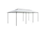 vidaXL Pavillon 600x298x270 cm Weiß 180g/m²