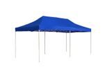vidaXL Profi-Partyzelt Faltbar Aluminium 6x3 m Blau