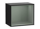 Villeroy und Boch Finion Regalmodul F590GMPH 41,8x35,6x27cm, Ladestation, Regal Olive Matt, Glossy Black Lacquer