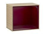 Villeroy und Boch Finion Regalmodul F590HBPC 41,8x35,6x27cm, Ladestation, Regal Peony Matt, Oak Veneer