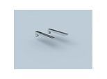 Bertrams Polyline LAS Wandkonsole 42K50-110 DN 110/160, Wandabstand bis 50 mm, Edelstahl