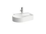 LAUFEN Val Waschtisch H8152887571561 53x40cm, unterbaufähig, ohne Überlauf, mit 1 Hahnloch, weiß matt