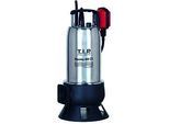 T.I.P. Schmutzwasser Tauchpumpe - Edelstahl, 24.000 l/h, 9 m Förderhöhe, 950 W, 35 mm Korngröße, robust, Maxima 400 CX 30140