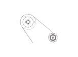 Zebra KIT MAIN DRIVE BELT 110XI4 CPNT
