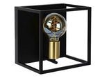 Lucide Wandleuchte , Schwarz , Metall , 18x22x22 cm , RoHS, Reach , kabellos , Lampen & Leuchten, Innenbeleuchtung, Spots & Strahler, Wandstrahler