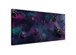 artgeist Keilrahmenbild , Violett, Dunkelblau , Holz, Textil , Kiefer , rechteckig , 120x60x1.2 cm , Keilrahmen , Bilder & Rahmen, Bilder, Leinwandbilder