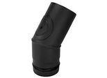 Bertrams Pelletino Bogen 10SB30RV-80S 30°, mit Reinigungsöffnung, 80 x 0,6 mm, schwarz