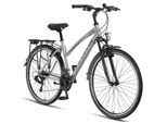 Licorne Bike L-V-ATB Premium Trekking Bike in 28 Zoll - Fahrrad für Herren, Jungen, Mädchen und Damen - Shimano 21 Gang-Schaltung - Citybike - Männerfahrrad
