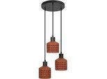 Lucide Hängeleuchte , Braun , Metall, Stein , 150 cm , Lampen & Leuchten, Leuchtenserien