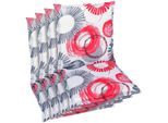 Sitzauflage GO-DE, rot, B:50cm H:6cm T:100cm, Baumwolle, Polyester, Polyurethan, Polsterauflagen, Maße ca.: 50 cm x 100 cm x 6 cm