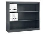 Schäfer Shop Select Regalschrank MS, 3 OH, B 1200 x T 400 x H 1215 mm, Stahlblech, Basaltgrau