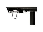Halterung für Laptop/Dockingstation, horizontal, für 1 Laptop 13-15″ und 1 Dockingstation mit B 164-240 mm, Metall, tiefschwarz RAL 9005