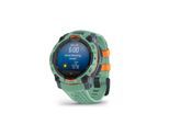 Smartwatch GARMIN "Instinct 3 AMOLED 45mm", grün (hellgrün), Smartwatches