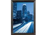 Update Display EasyFix-Klapprahmen, DIN A4, 25 mm Profil, Gehrung, selbstklebend, Wandmontage, tiefschwarz RAL 9005
