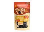 Lucky Lou Nassfutter Katze Adult Geflügel 64x125 g