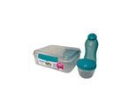 Sistema 1.65L Bento Lunch with 330ml Bottle