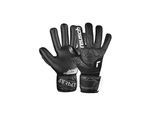 Torwarthandschuhe REUSCH "Attrakt Gold NC Finger Support", Damen, Gr. 10.5, schwarz, 50% Polyester, 50% Baumwolle, mehrfarbig, Handschuhe, mit Negative Cut