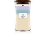 Woodwick Trilogy Calming Retreat geurkaars met een houten lont 609.5 g