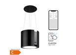 Skyfall Inselabzugshaube Ø45cm Umluft 402m³/h LED