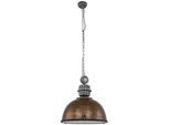 Xxxl Pendelleuchte , Braun , Metall, Glas , 52x153x52 cm , höhenverstellbar , Lampen & Leuchten, Innenbeleuchtung, Hängeleuchten, Pendelleuchten