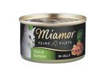 Miamor Feine Filets in Jelly Heller Thunfisch und Gemüse 24x100 g