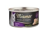 Miamor Feine Filets Naturelle Huhn und Ente 48x80 g