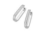 Paar Creolen LADY, silber (silber 925), Ohrringe, Damen