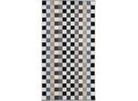 Cawö - Unique Karo 942 - Farbe: anthrazit - 77 - Duschtuch 70x140 cm