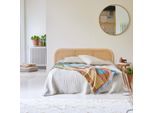 Kopfteil aus Rattan für Bett mit 160 cm Breite Schlafzimmer Doppelbett Kopf