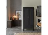Schrank aus massivem Kiefernholz 180 Thaki Black