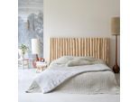 Kopfteil Bett Treibholz Teakholz helles Holz Schlafzimmer 180 River Neu Tikamoon