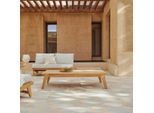 Garten-Couchtisch Olia aus massivem Teakholz