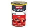animonda GranCarno Original Nassfutter Hund Adult, Rind pur 12x400 g