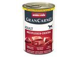 animonda GranCarno Original Nassfutter Hund Adult, Multifleisch Cocktail 24x400 g