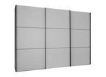 Schwebetürenschrank in Grau