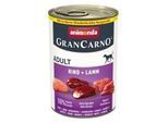 animonda GranCarno Original Nassfutter Hund Adult, Rind & Lamm 6x400 g