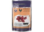 PREMIERE Meati Nassfutter Hund Adult, Hühnerherzen 10x500 g