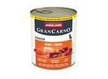 animonda GranCarno Original Nassfutter Hund Junior, Rind und Huhn 12x800 g