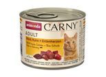 animonda Carny Nassfutter Katze Adult Rind, Huhn und Entenherzen 24x200 g