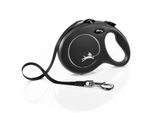 Flexi New Classic Gurt schwarz L, 8 m, 50 kg