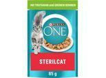 Purina ONE Sterilcat 26x85g mit Truthahn und grünen Bohnen