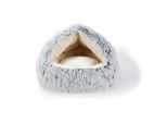 AniOne Höhle Fluffy 2-in-1 grau XS
