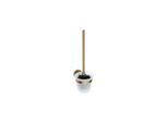 Brillantbad BAMBER WC-Bürstengarnitur mit Glasbehälter Messing Gold Kupfer matt 95x360x140 mm für Bad & WC >> zum Bohren oder Kleben*