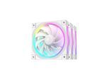 DeepCool FL12 3in1 White (3-Pack) - Gehäuselüfter - 120mm - Weiß mit RGB-Beleuchtung - 32 dBA