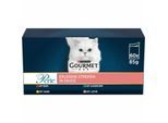 GOURMET Perle Erlesene Streifen in Sauce Sorten-Mix 60x85g