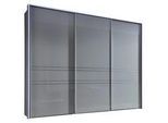 Moderano Schwebetürenschrank , Hellgrau , Metall , 6 Fächer , 298x240x68 cm , Goldenes M, BQ - Bündnis für Qualität, Made in Germany , Typenauswahl, Beimöbel erhältlich, umfangreiches Zubehör erhältlich, in verschiedenen Größen erhältlich , Schlafzimmer, Kleiderschränke, Schwebetürenschränke
