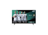 Hisense 43" Flachbild TV LED 4K 43E6NT TV
